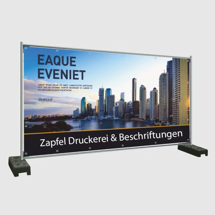 Bauzaunbanner Meshbanner Zapfel Pinkafeld