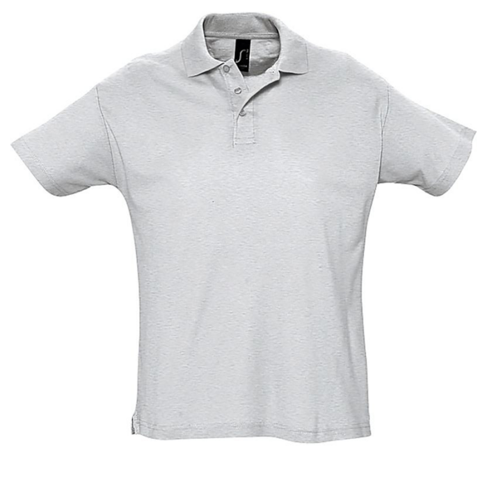 Herren Polo Shirt Summer Ash