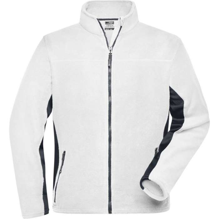 Microfleece Weste Herren Strong Weiß