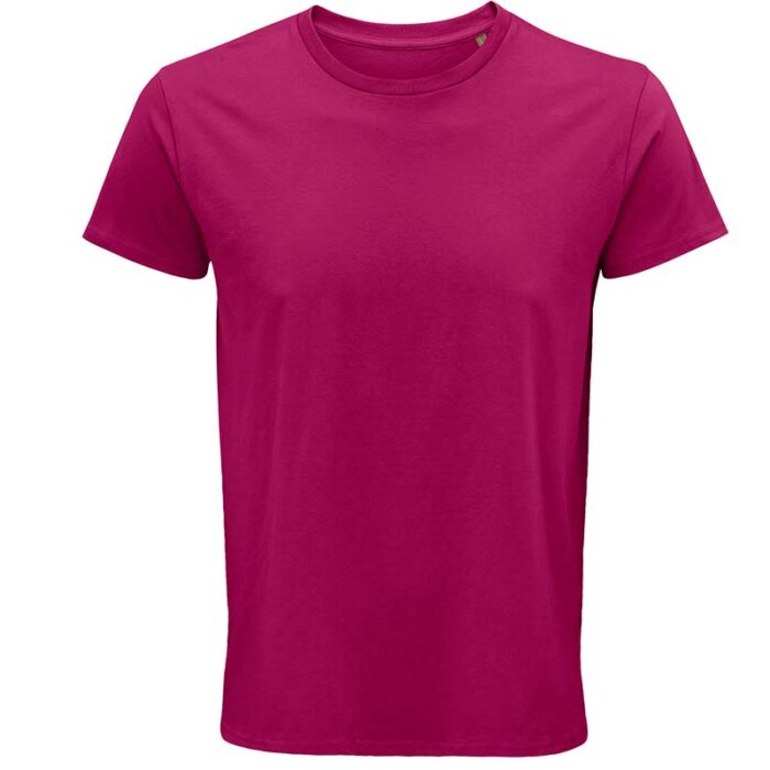 100% Bio Baumwolle T-Shirt Fuchsia Pink