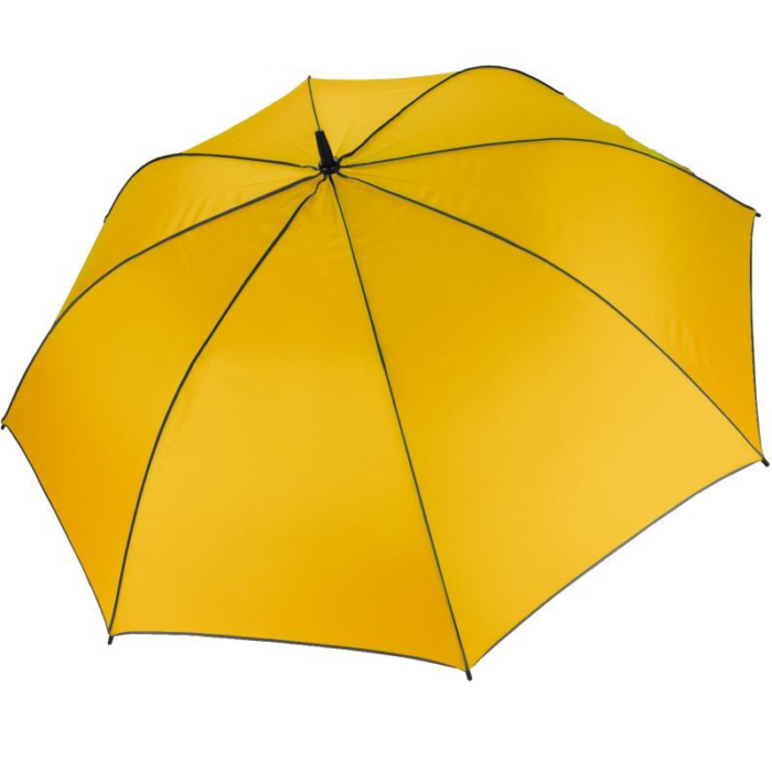 Automatik Golf Regenschirm Gelb