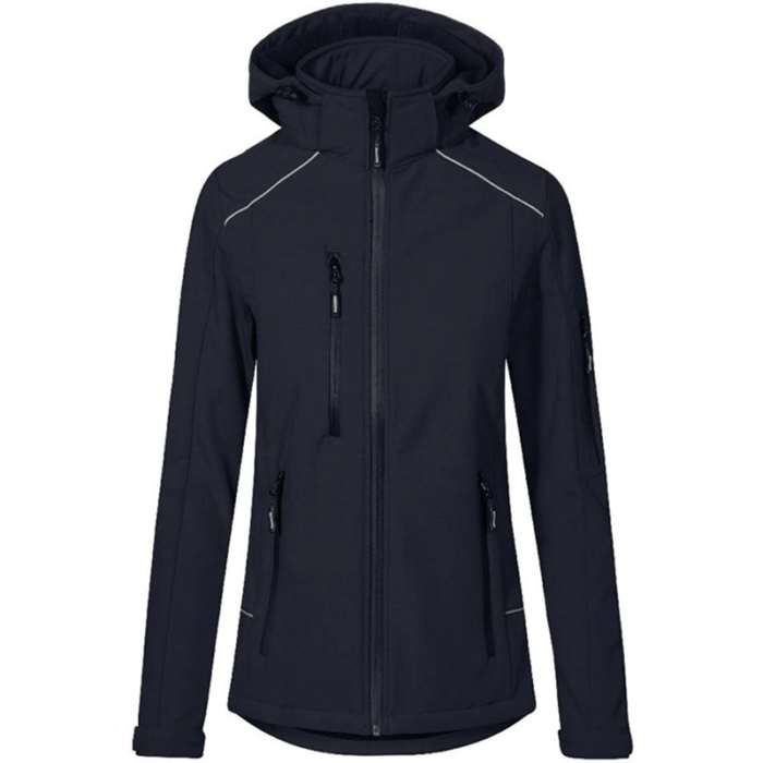 Damen Softsheljacke Winter Navy