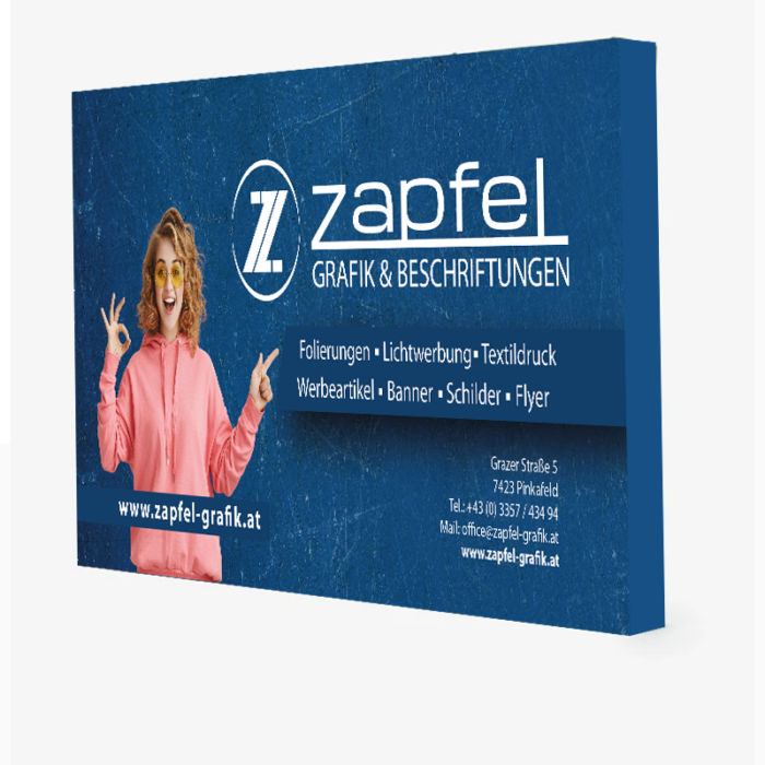 Messewand Gerade bedruckt Trolley Zapfel Pinkafeld