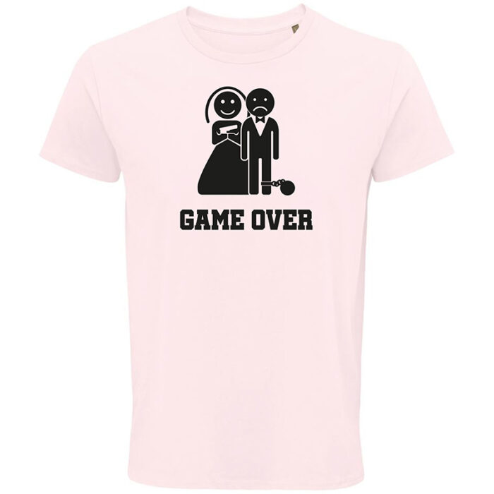 Polter-Shirt Game Over Herren Pink Zapfel Pinkafeld