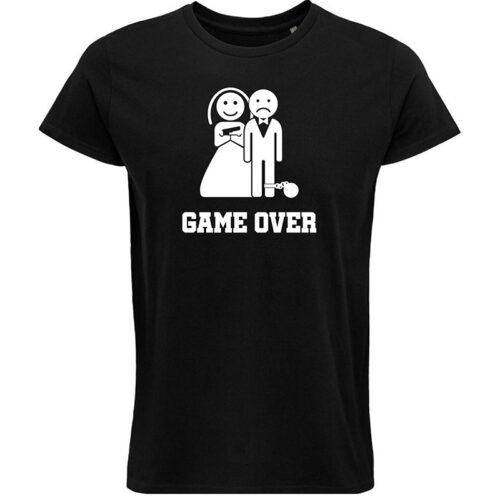 Polter-Shirt Game Over Herren Schwarz Zapfel Pinkafeld