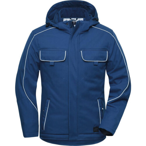 Workwear Softshell Padded Jacke - Solid - Royal Blau JN 886